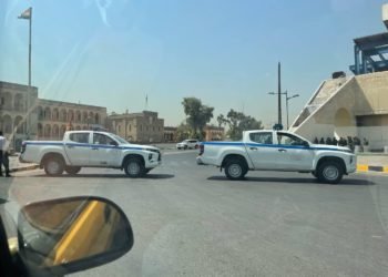 القوات الأمنية تغلق جسر الجمهورية وسط بغداد