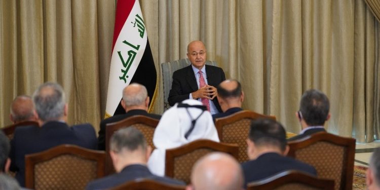الرئيس برهم صالح .. سوريا “الغائب الحاضر” في مؤتمر بغداد