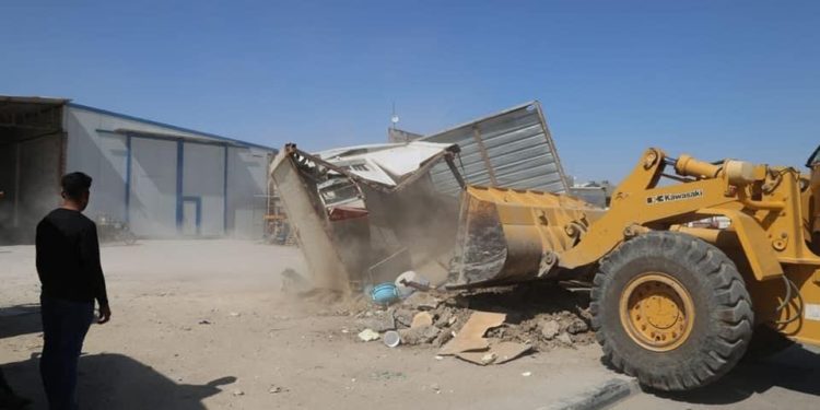 “الوحش الأصفر” يغير على متجاوزين في بغداد