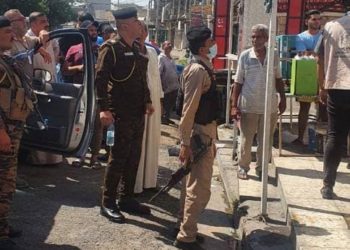 قائد العمليات يقود حملة لإزالة التجاوزات في الكرخ