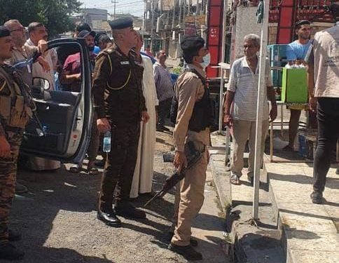 قائد العمليات يقود حملة لإزالة التجاوزات في الكرخ