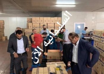 فرق الرقابة التجارية في السليمانية تتجول وتحاسب على سعر بيع البيض