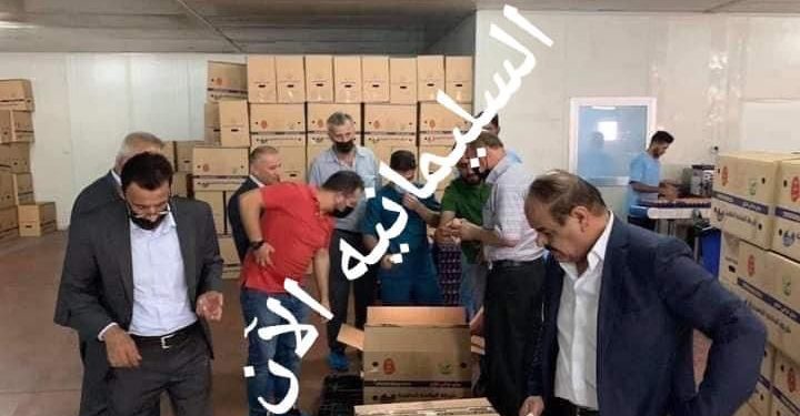 فرق الرقابة التجارية في السليمانية تتجول وتحاسب على سعر بيع البيض