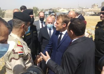ماكرون يصل الى الموصل