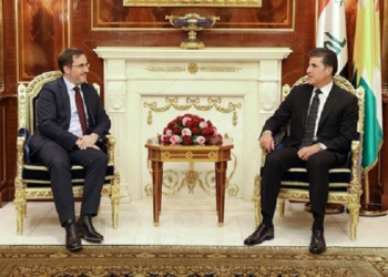 نيجرفان بارزاني يناقش مع السفير البريطاني الانتخابات المقبلة والأوضاع الأمنية ومواجهة داعش