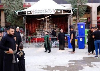 الف وخمسمائة موكب حسيني ستشارك خلال زيارة عاشوراء هذا العام في كربلاء