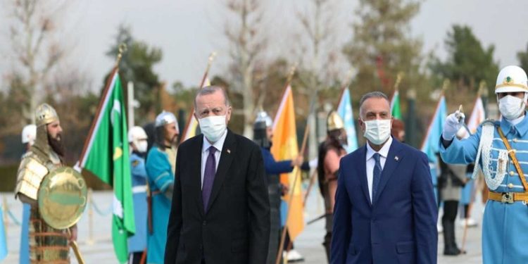 أردوغان يتلقى دعوة من الكاظمي لحضور اجتماع القمة المزمع انعقادها في بغداد