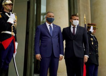 الكاظمي لماكرون .. فرنسا شريك حقيقي للعراق.. نسعى لتطوير العلاقات