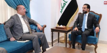الحلبوسي يتفق مع كمبش على تأهيل مساجد نينوى والمباشرة بإعمار جامع الموصل الكبير