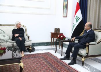صالح يؤكد لبلاسخارت ضرورة توفير البيئة المناسبة (لأنتخابات نزيهة)