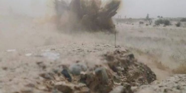 تفجير (5 منازل ومضافتين ) لداعش في الطارمية شمال بغداد