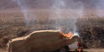 الغنام: تدمير عجلة لداعش ومضافة غربي الأنبار