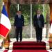 رئيس الجمهورية يستقبل نظيره الفرنسي