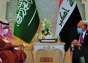 وزير الخارجية يستقبل نظيره السعودي
