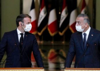 الكاظمي وماكرون يناقشان تحضيرات قمة بغداد: فرنسا شريك حقيقي للعراق
