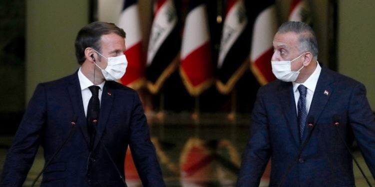 الكاظمي وماكرون يناقشان تحضيرات قمة بغداد: فرنسا شريك حقيقي للعراق