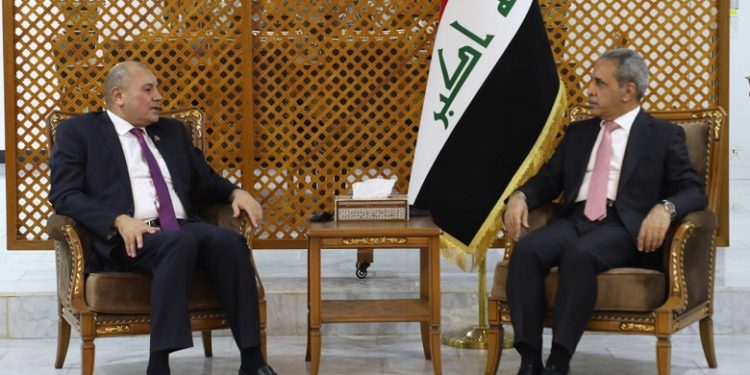 رئيس مجلس القضاء الاعلى يستقبل رئيس مجلس النواب الاردني