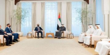الحلبوسي يلتقي ولي عهد أبوظبي
