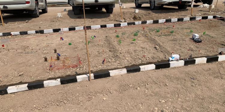 انطلاق مشروع تطهير الاراضي الزراعية لشط العرب من الالغام + صور