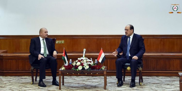 المالكي يستقبل رئيس مجلس النواب الاردني