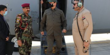 وزير الدفاع يصل الى كركوك على راس وفد امني + صور
