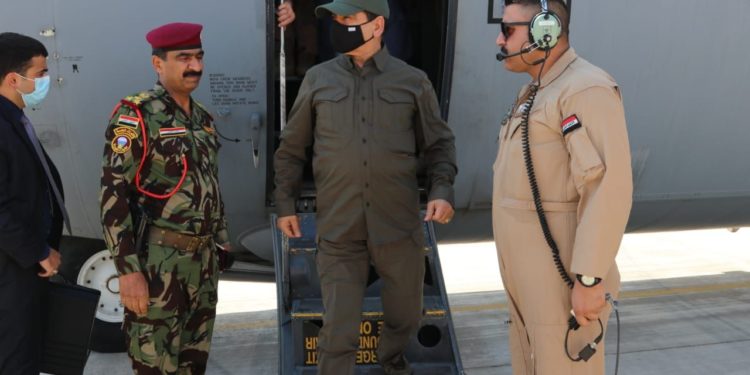 وزير الدفاع يصل الى كركوك على راس وفد امني + صور