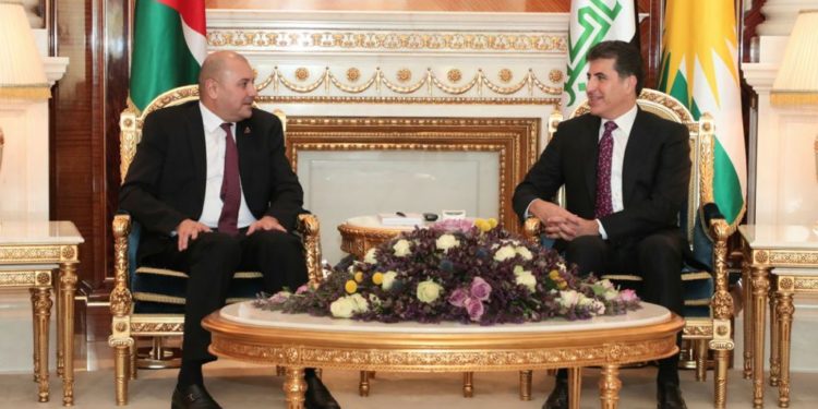 بارزاني ورئيس البرلمان الأردني يبحثان عدة ملفات بينها الانتخابات العراقية القادمة