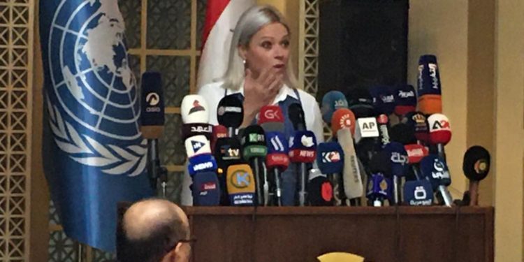 بلاسخارت تعلن اتخاذ إجراءات لتفادي التزوير في انتخابات تشرين