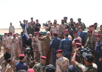 وزير الدفاع يتفقد موقع الشرطة الاتحادية في كركوك