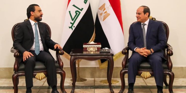 الحلبوسي يلتقي السيسي في القاهرة