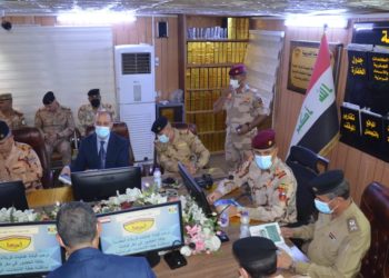 قائد عمليات كربلاء يعقد مؤتمراً مع الخلية الفرعية للانتخابات