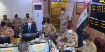 قائد عمليات كربلاء يعقد مؤتمراً مع الخلية الفرعية للانتخابات