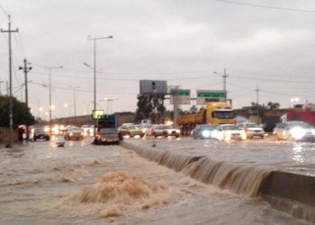 انهيار منازل ومحاصرة السكان نتيجة (مياه الامطار) في اربيل