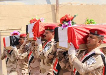 إعادة رفات (11 جندياً عراقياً )عبر منفذ الشلامجة فقدوا خلال الحرب الإيرانية