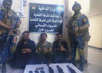 اعتقال (5 اشخاص) بتهمة ترويع المواطنين في بغداد