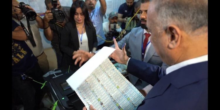 انتشار مجموعة صور لتصويت الكاظمي غير حقيقية