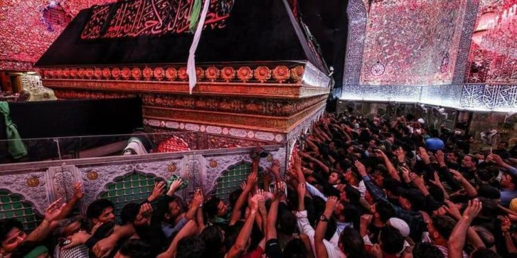 العتبة العلوية تعلن مشاركة (6 ملايين) زائر في ذكرى وفاة الرسول ص