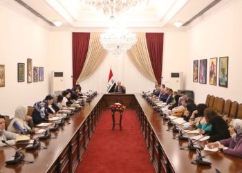 برهم صالح يبحث مع ناشطات وممثلي المنظمات المدنية + صور