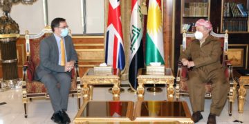 بارزاني والسفير البريطاني يصفان الانتخابات التشريعية بالــ “ناجحة”
