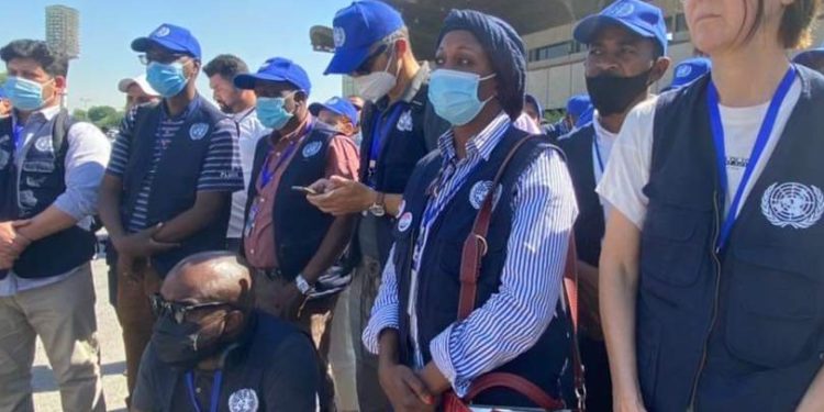 وصول (المراقبين الدوليين) التابعين لليونامي إلى البصرة وذي قار