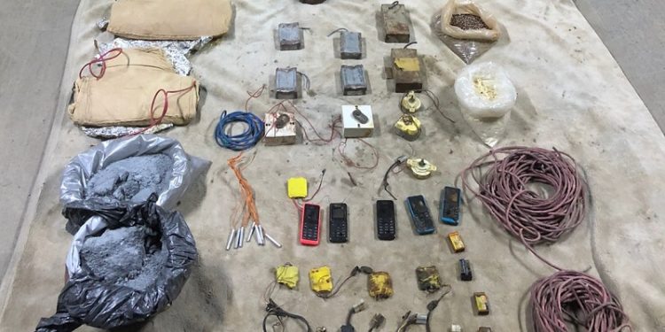 ضبط حزامين ناسفين وعبوات معدة للتفجير في بغداد