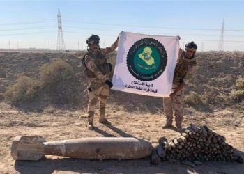 ضبط صاروخا وعددا من المقذوفات غربي الانبار