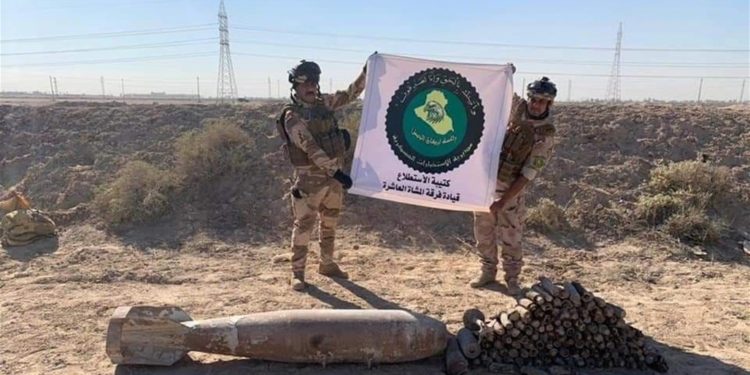 ضبط صاروخا وعددا من المقذوفات غربي الانبار