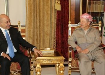 لقاء في اربيل بين برهم صالح و مسعود بارزاني