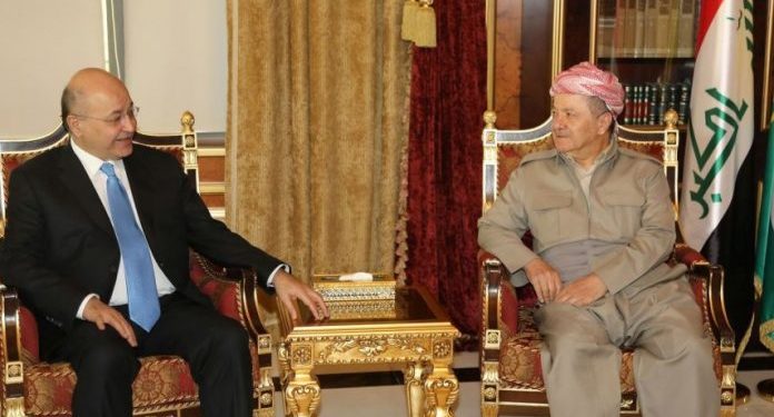 لقاء في اربيل بين برهم صالح و مسعود بارزاني