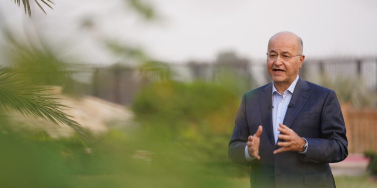 برهم صالح .. التصحر يؤثر على 39 بالمئة من مساحة العراق