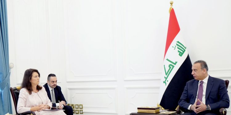 الكاظمي يستقبل وزيرة الخارجية السويدية