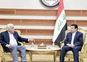الاعرجي يبحث مع الفياض والعامري المستجدات السياسية والأمنية بالعراق