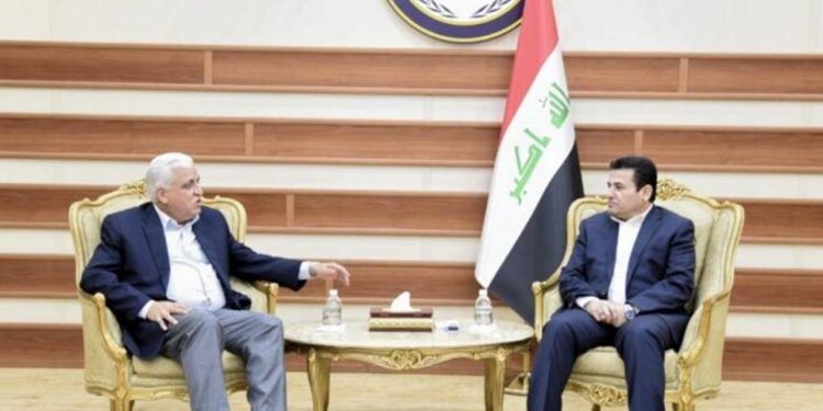 الاعرجي يبحث مع الفياض والعامري المستجدات السياسية والأمنية بالعراق