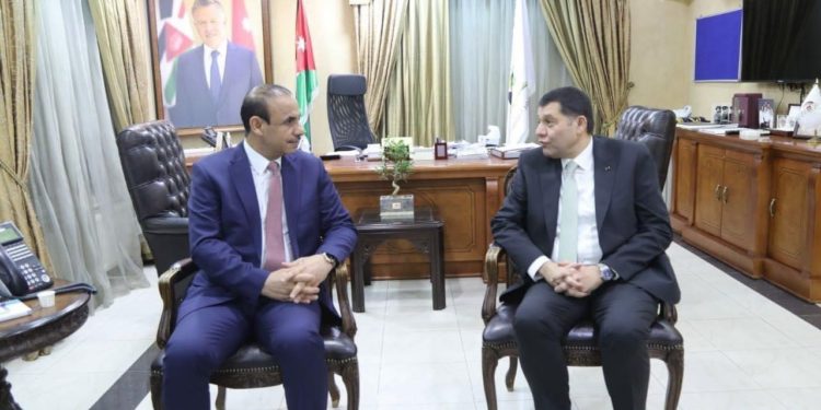الركابي يبحث مع نظيره الأردني التعاون المشترك في المجالات (الاجتماعية والعمالية)